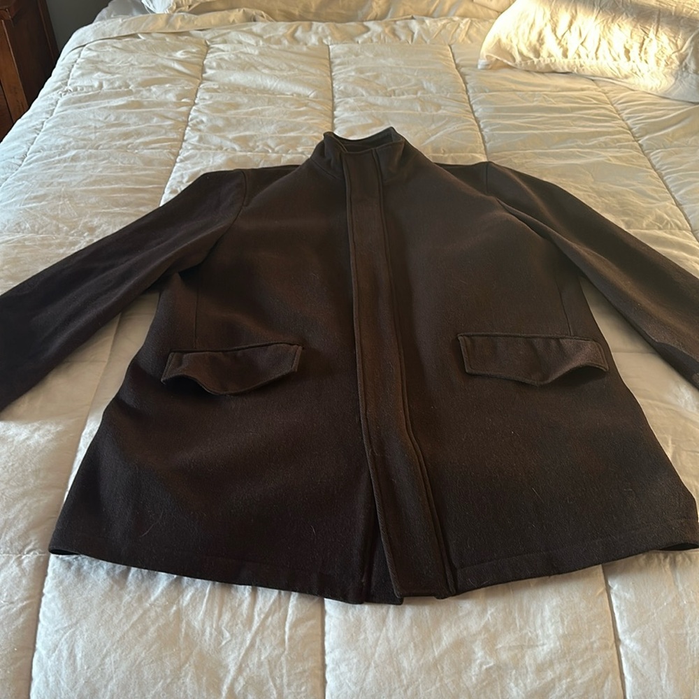 Men’s Brooks Brothers 346 Wool Over Coat Size Large